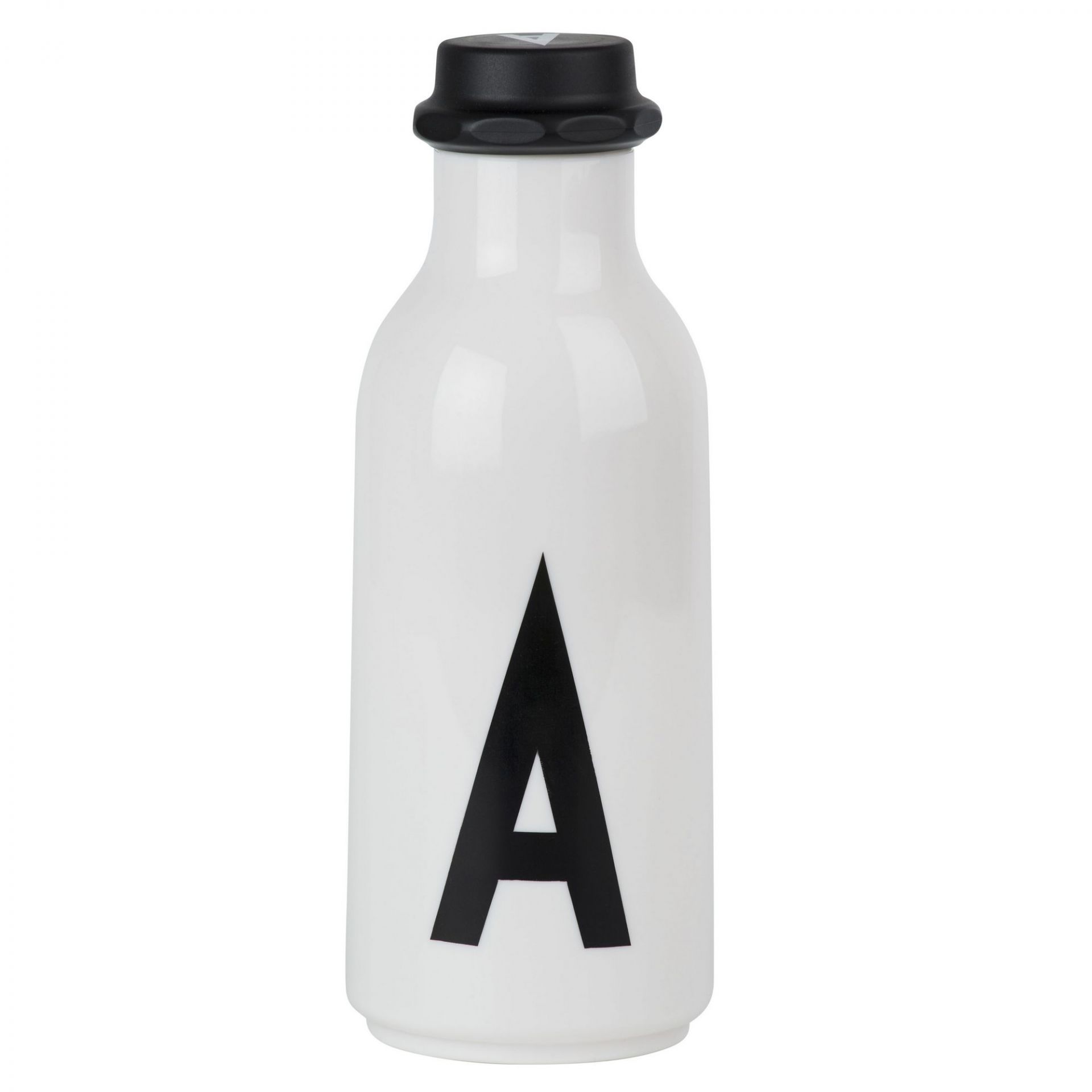 AJ drinking bottle letter Design Letters
